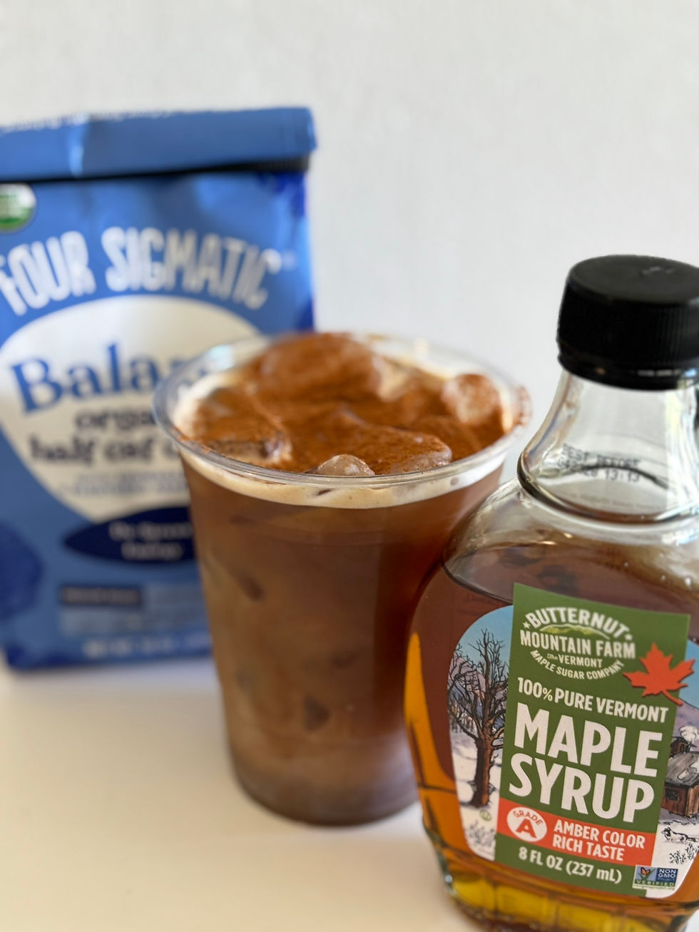 Four Sigmatic Balance Half‑Caf Cinnamon Maple Sugar Latte