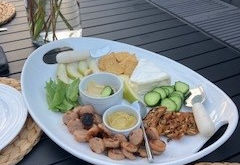 Al Fresco Dining - Spring Charcuterie Platter with Farmers’ Market Cheese & Fresh Crunch