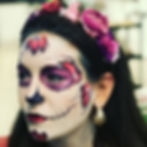 Day of the dead make-up