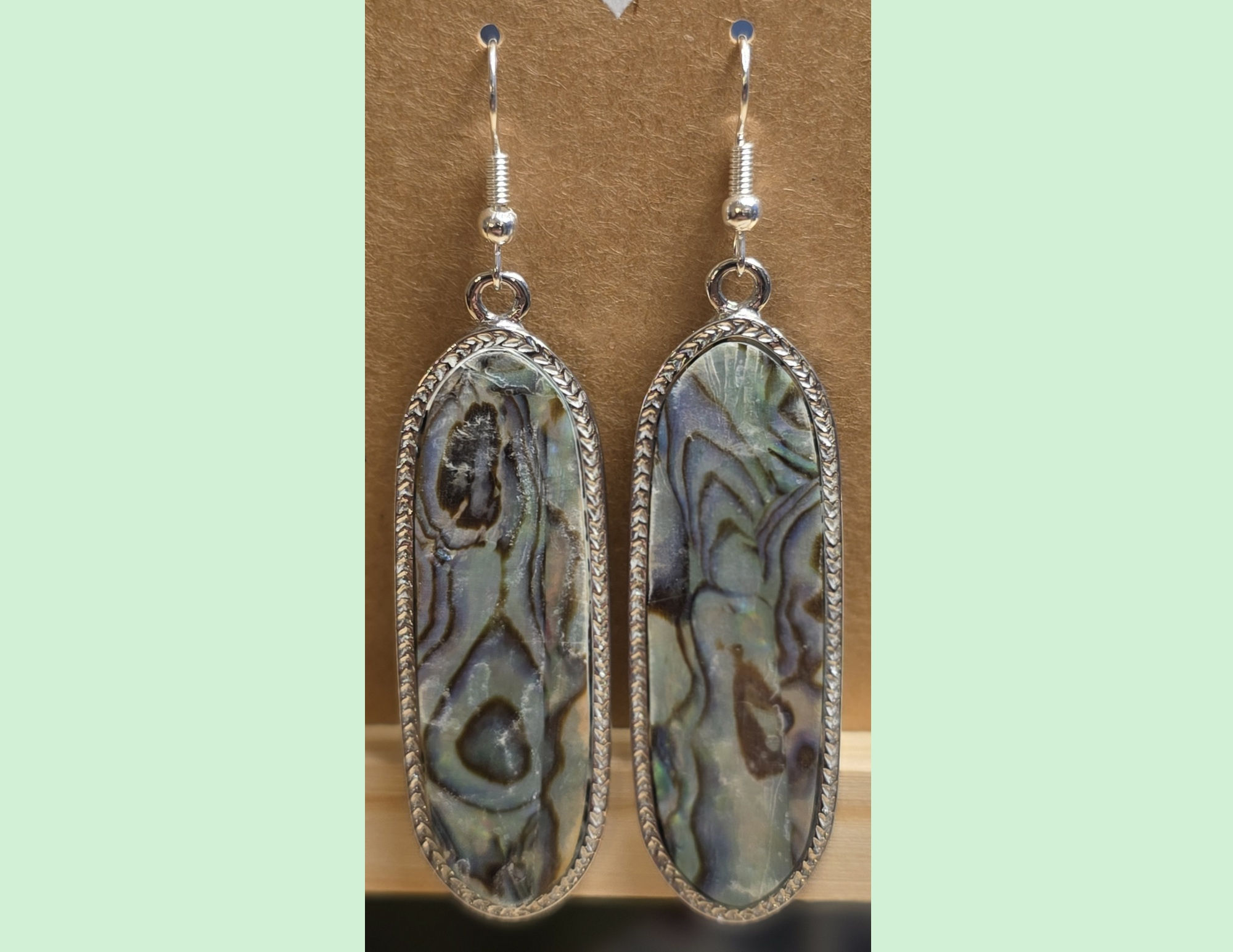 Long Swirly Earrings