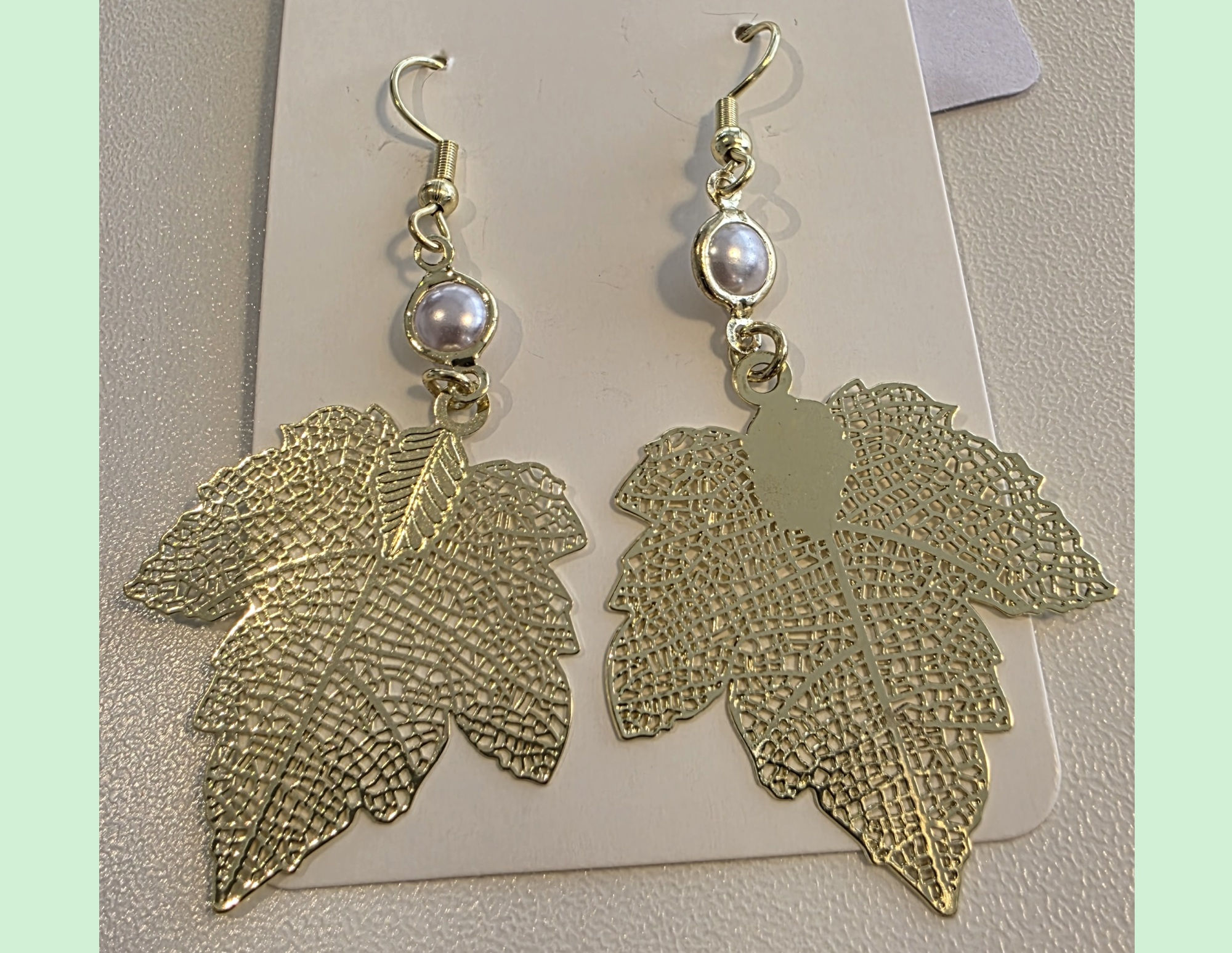 Gold Leave Earrings