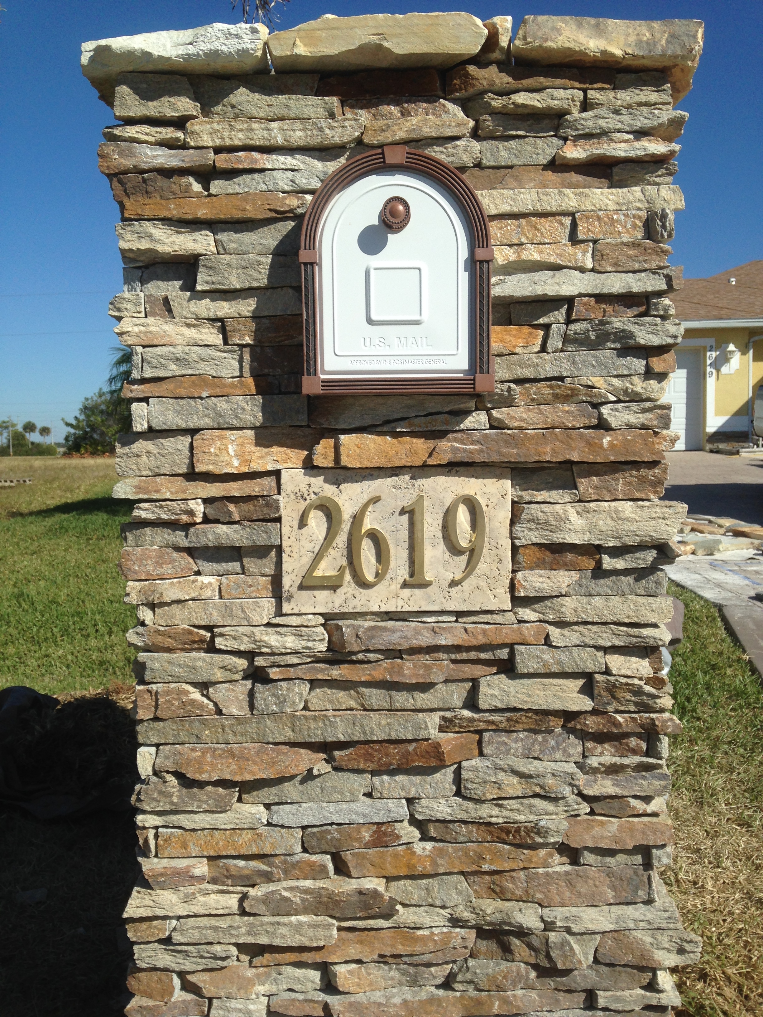Custom Mailbox Builder Fort Myers, Naples Accent Masonry LLC