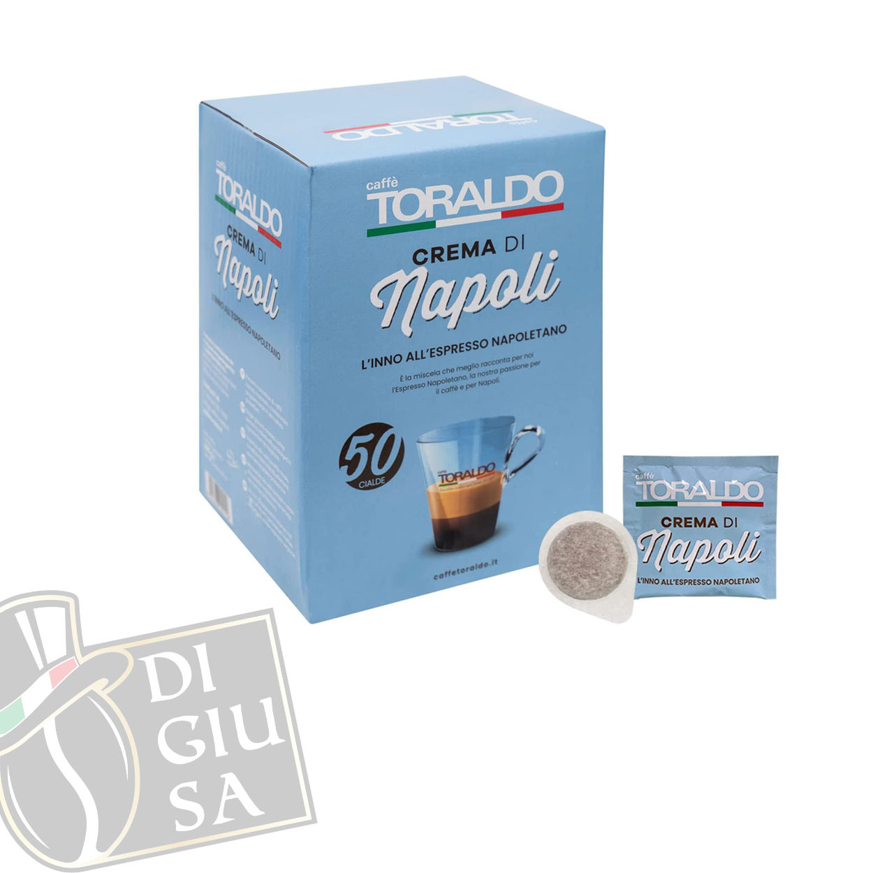 Caffè Toraldo «CREMA DI NAPOLI» Pads 50 Stück
