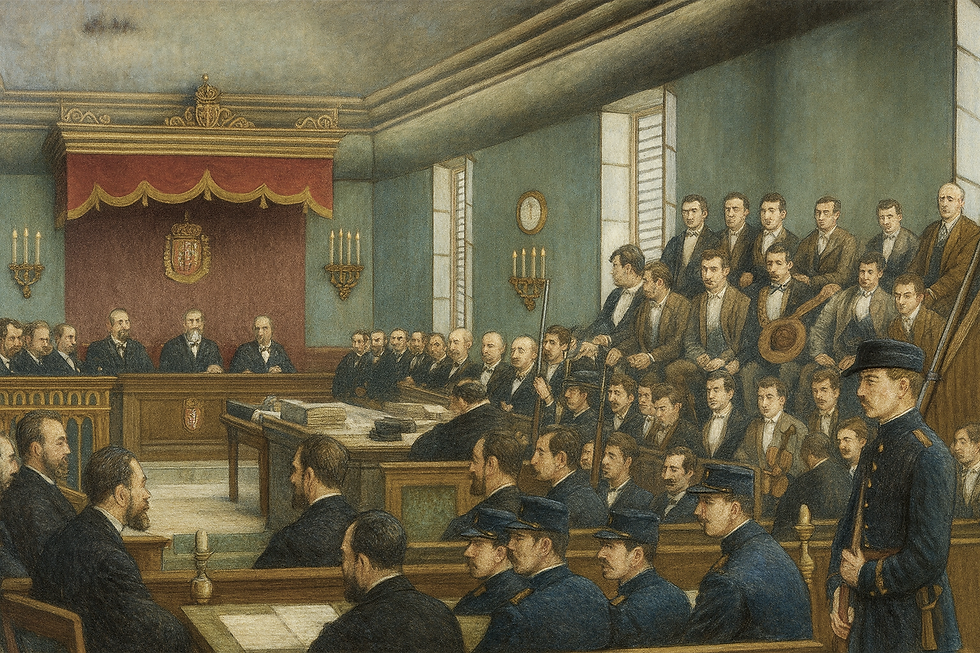 Recreación de un juicio por bandolerismo. Mediados del siglo XIX