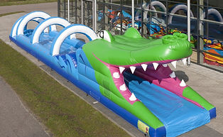location ventriglisse gonflable, location ventriglisse crocodile, jeu ventriglisse géant