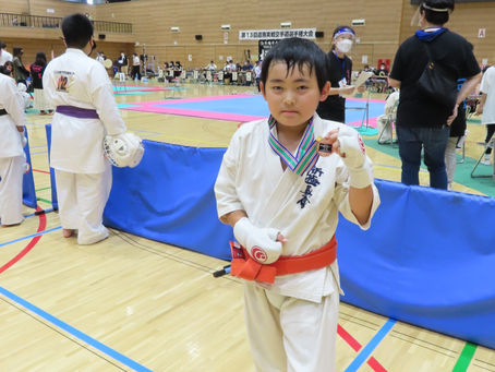 北斗市の空手大会に参加