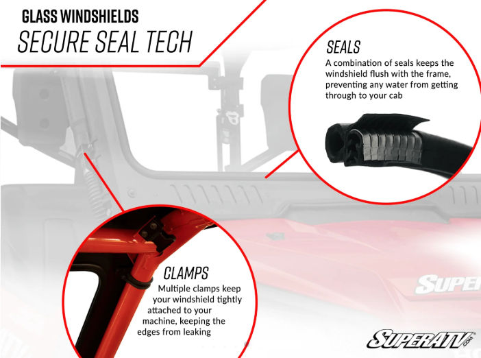Thumbnail: Polaris RZR XP Turbo Glass Windshield
