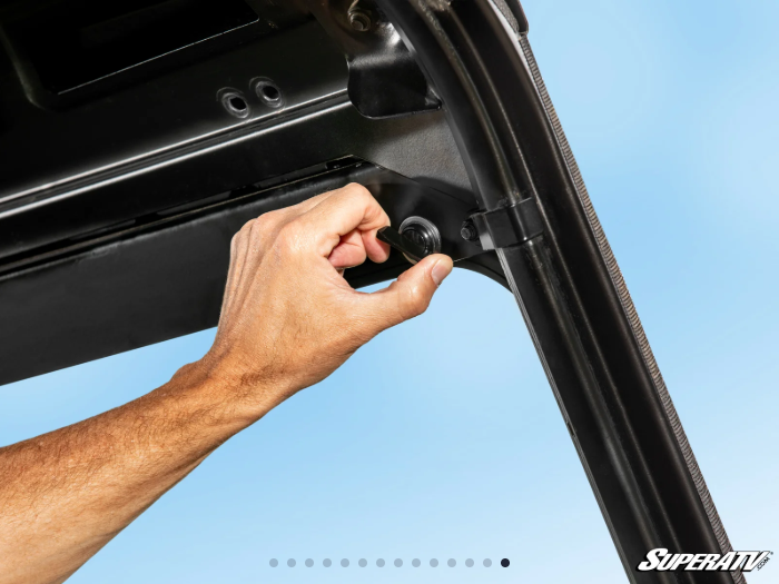 Thumbnail: Polaris Ranger XP 1000 Flip Down Glass Windshield