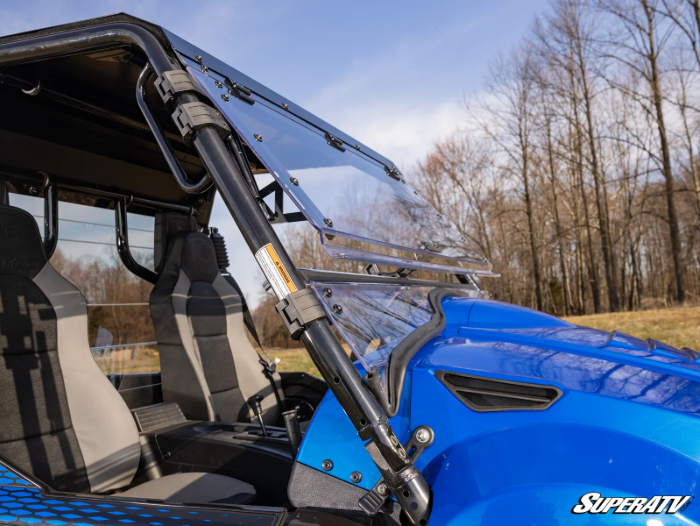 Thumbnail: KYMCO UXV Scratch-Resistant Flip Windshield