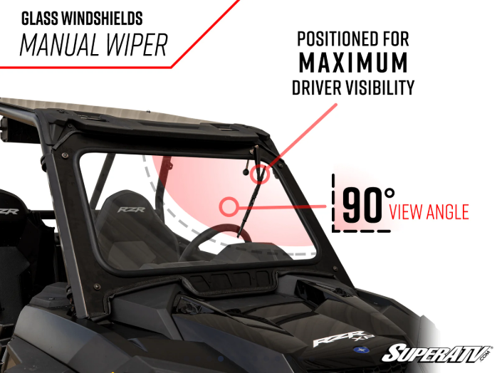 Thumbnail: Polaris RZR PRO XP Glass Windshield