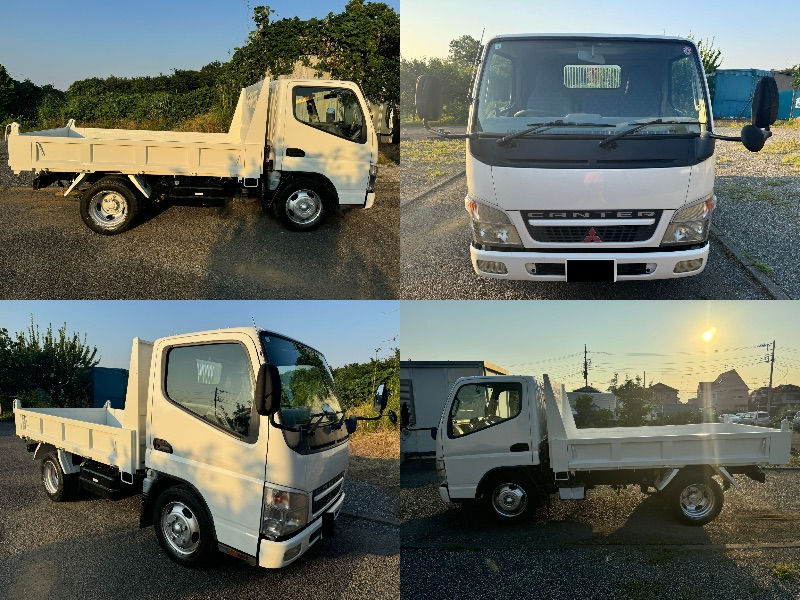 サムネイル： 三菱 キャンター ダンプ 160 3t 4ナンバー ワンオーナー 記録簿付き