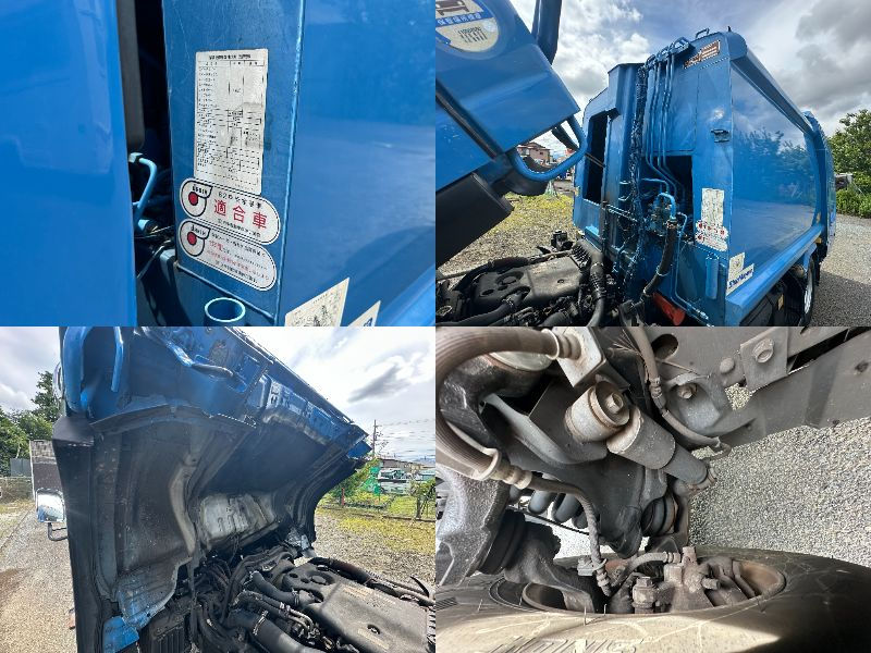 サムネイル： いすず エルフ パッカー車 2t プレス式 4.6立米 新明和 shinmaywa バックカメラ アイドリングストップ