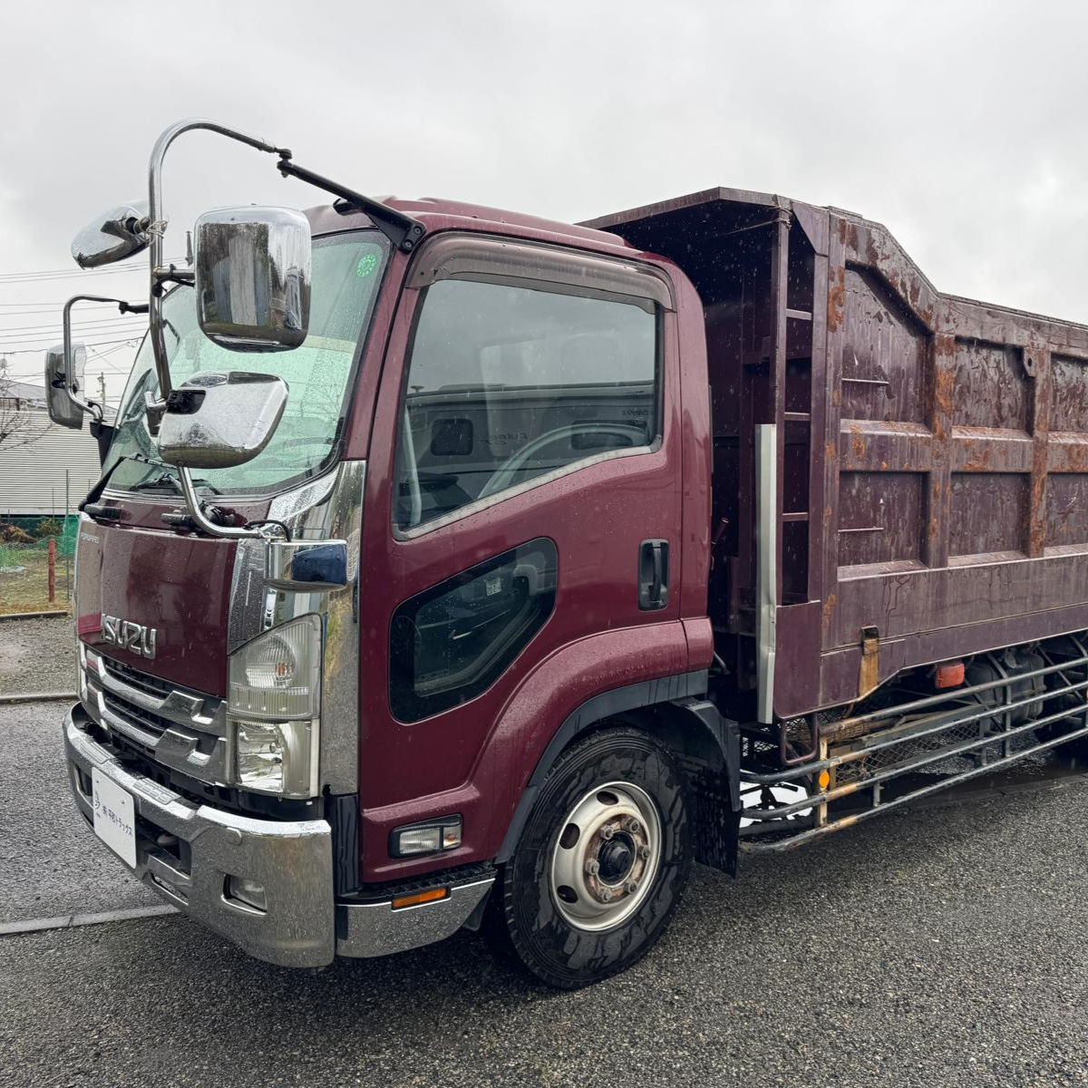 ISUZU フォアード 鉄深箱 ワンオーナー ディーラー記録簿付 平ボディ キーレス スペアキー クルコン