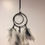 Thumbnail: Double Hoop Black/White Dreamcatcher