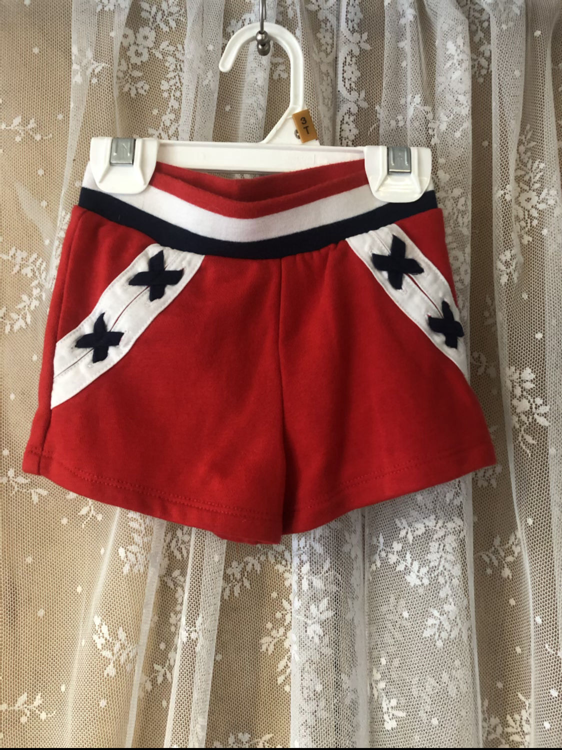 Kids 2 T red, white and blue shorts