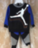 Thumbnail: KIDS/12 m new jordan sweat suit