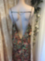 Thumbnail: Large autumn paisley open back maxi dress