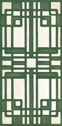 Non-Embellished Emerald Deco Panel I