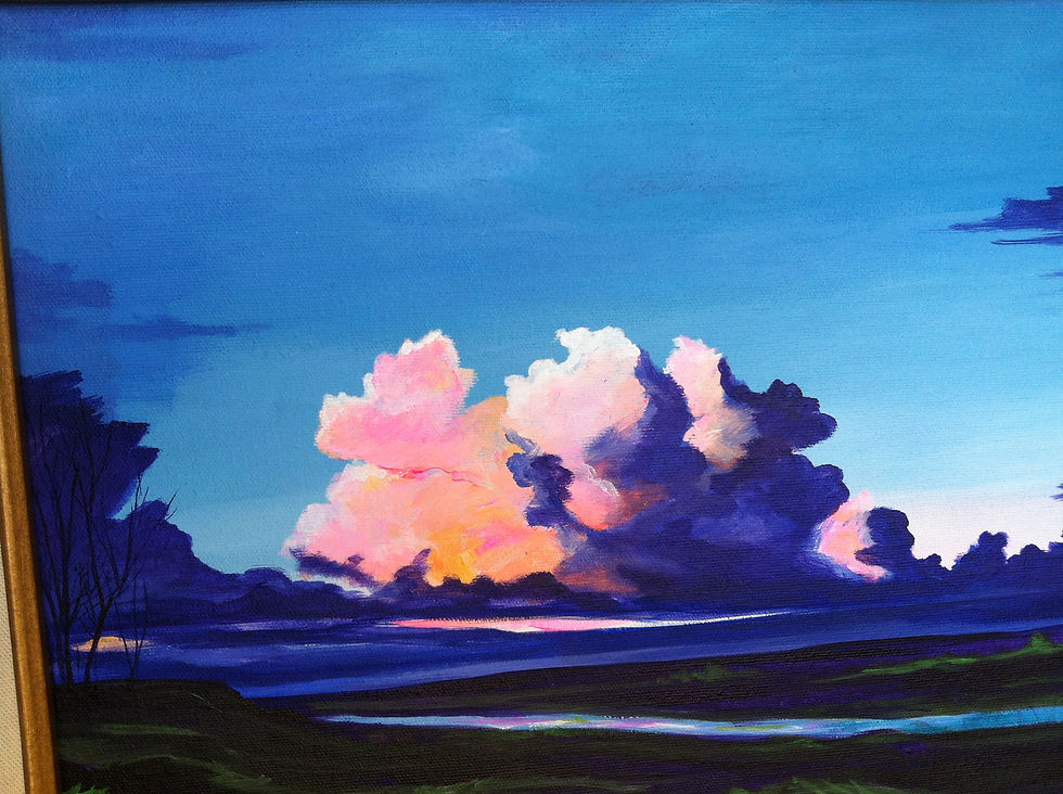 Just Before Dusk ~ Acrylic
