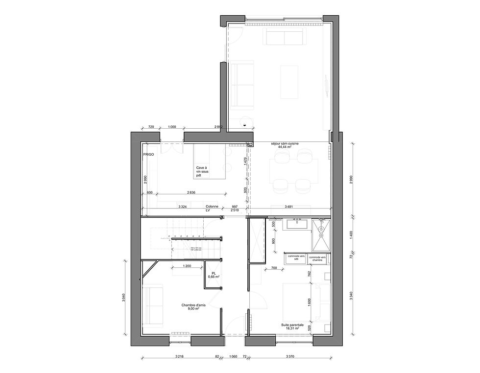 Sartrouville - Restructuration et rénovation d'une maison individuelle