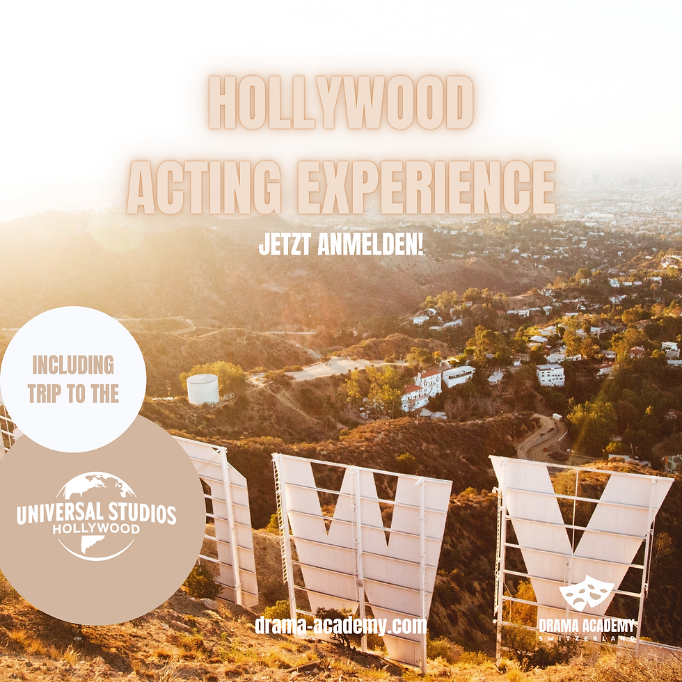 Wir lancieren die Hollywood Acting Experience