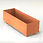 Miniatyrbild: Corten rektangulära kruka med botten 100x35x80(h)cm