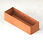 Miniatyrbild: Corten rektangulära kruka med botten 100x35x80(h)cm