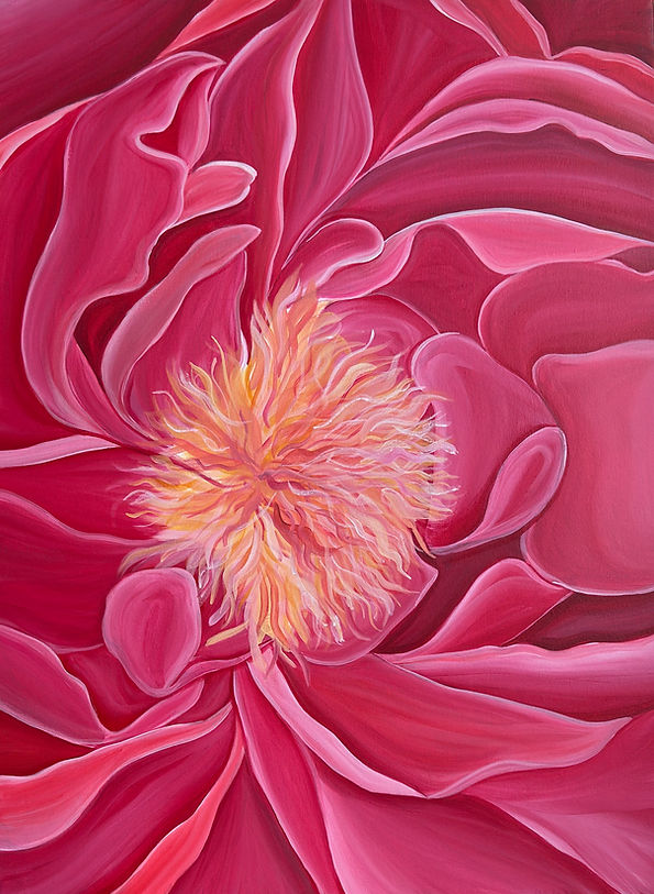 Blooming Peony | Acrylic