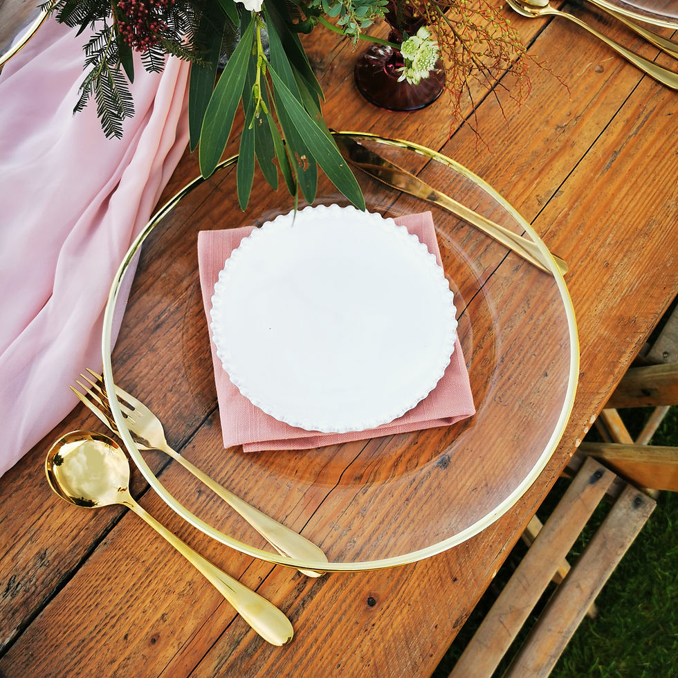 Thumbnail: Gold-Rim Charger Plate