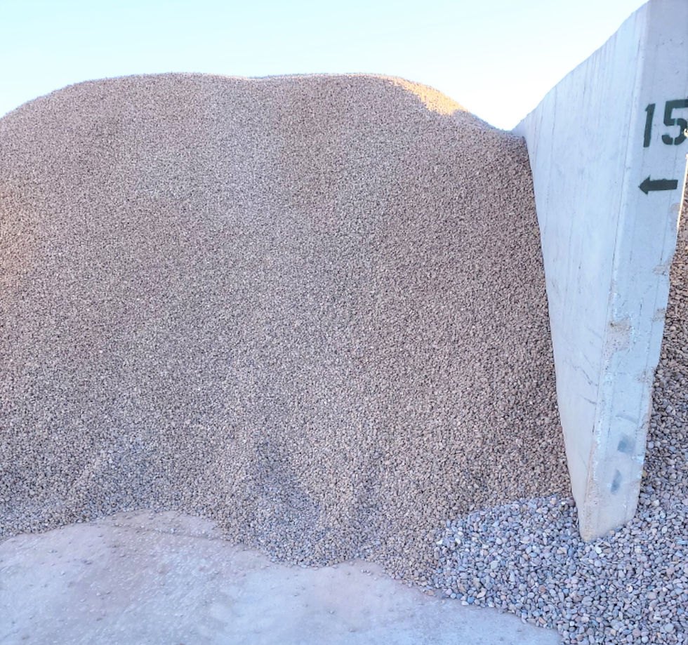 Bin 15: 3/4" - 1/2" Crushed River Rock