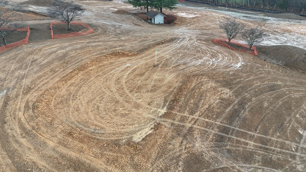 New 5th green from above