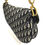 Thumbnail: Christian Dior Saddle Medium Blue Oblique Jacquard