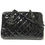 Thumbnail: Chanel CC Angle Tote Black Quilted Patent Leather