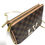Thumbnail: Louis Vuitton Double Pochette  Damier Ebene Messenger Crossbody Bag