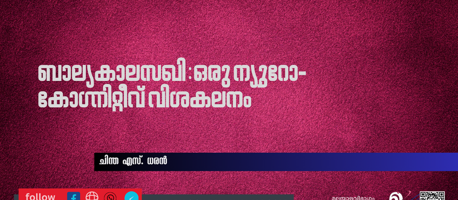 ബാല്യകാലസഖി: ഒരു ന്യൂറോ-കോഗ്നിറ്റീവ് വിശകലനം