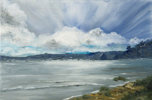 Evening Estuary Light