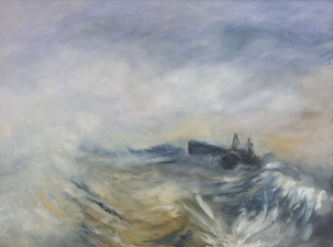 Wreck with fishing boats (after Turner)