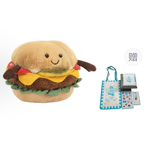 JELLYCAT（ジェリーキャット）Fun Foodシリーズ ハンバーガー