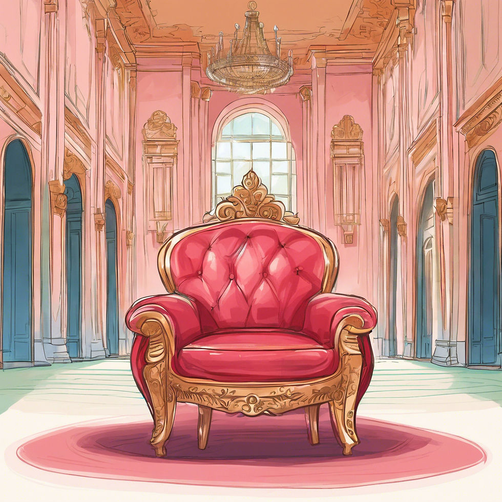 Water melon occupying a chair.