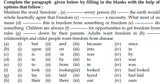 Gap Filling Exercise