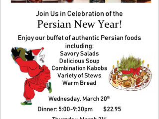 2-Day Norooz Celebration :: March 20 & 21, 2019 :: Norooz 1398