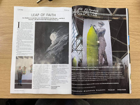 Some more publicity in the Living magazine hereford