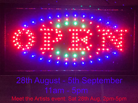 OPEN - Check this contemporary exhibition out.