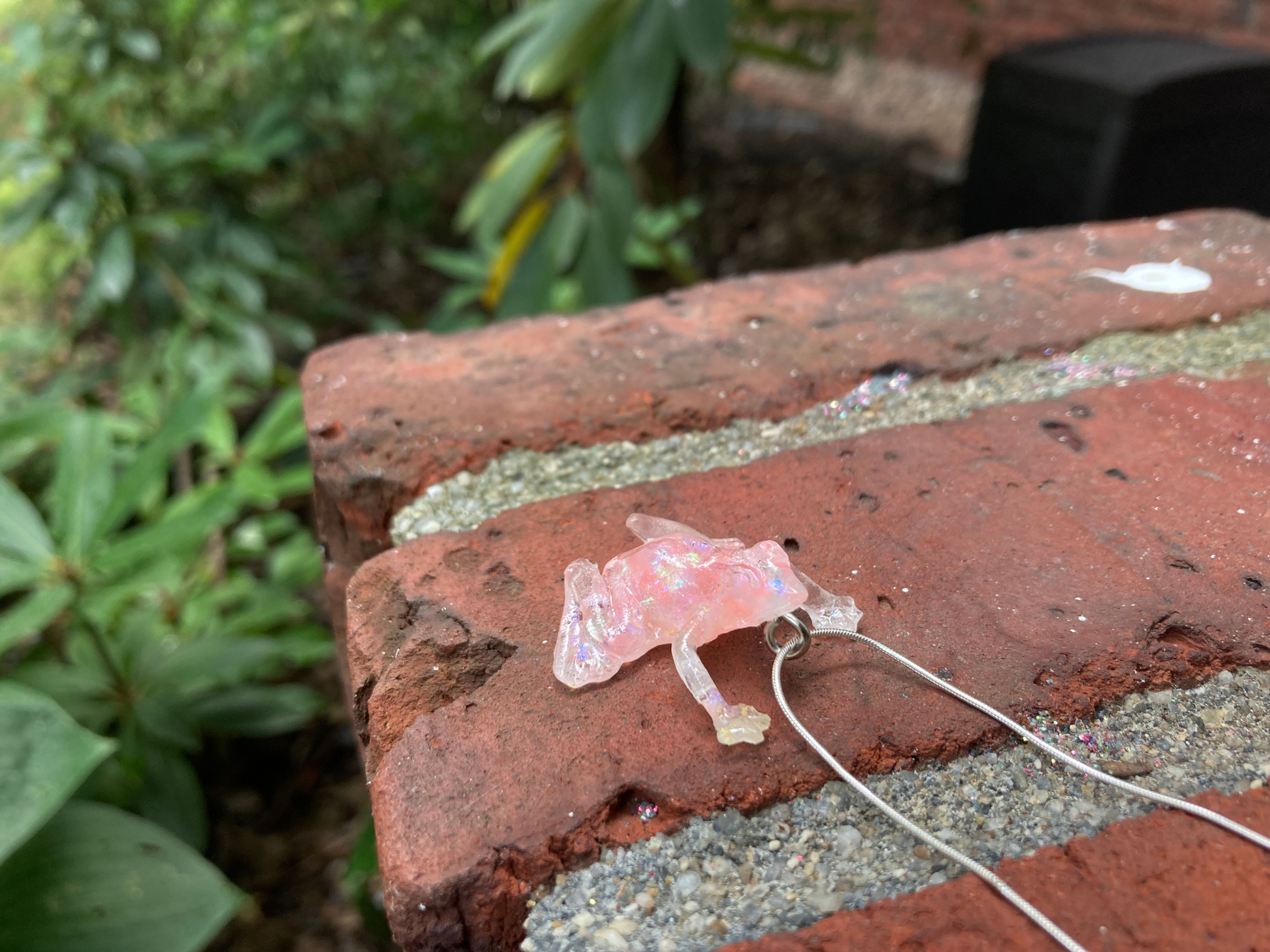 Froggy Pendant and Chain
