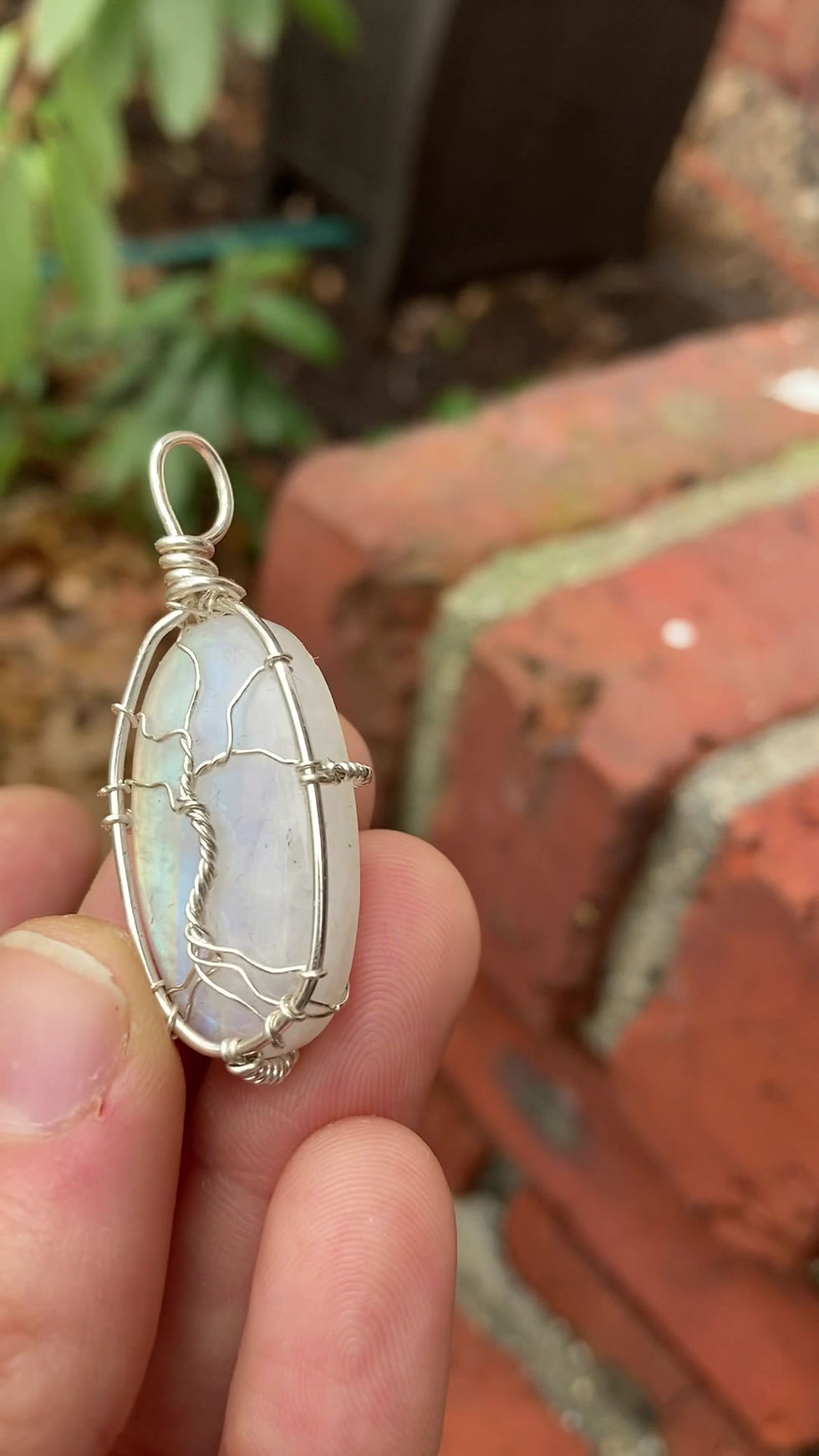 Thumbnail: Moonstone Tree Pendant