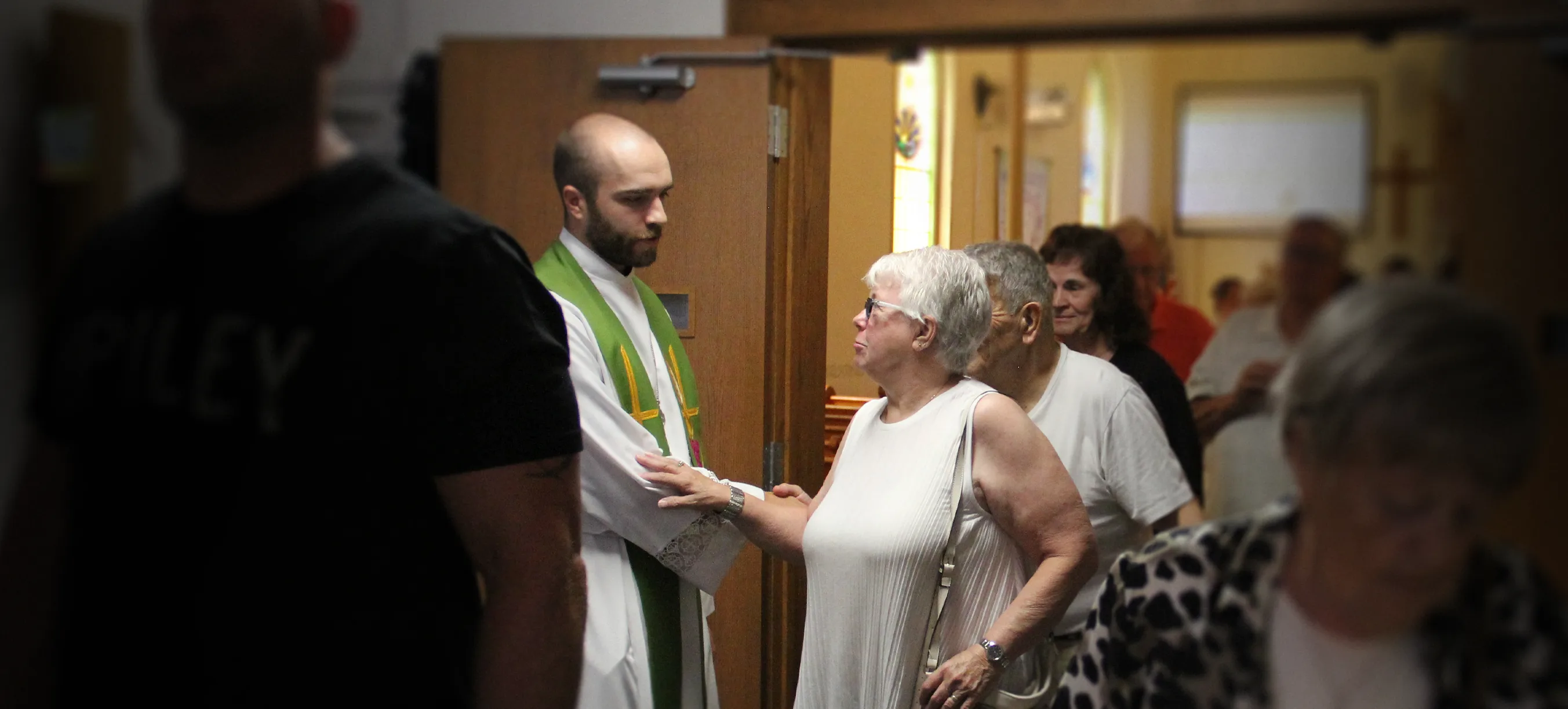 Zion Lutheran Pastor Shaking Hand