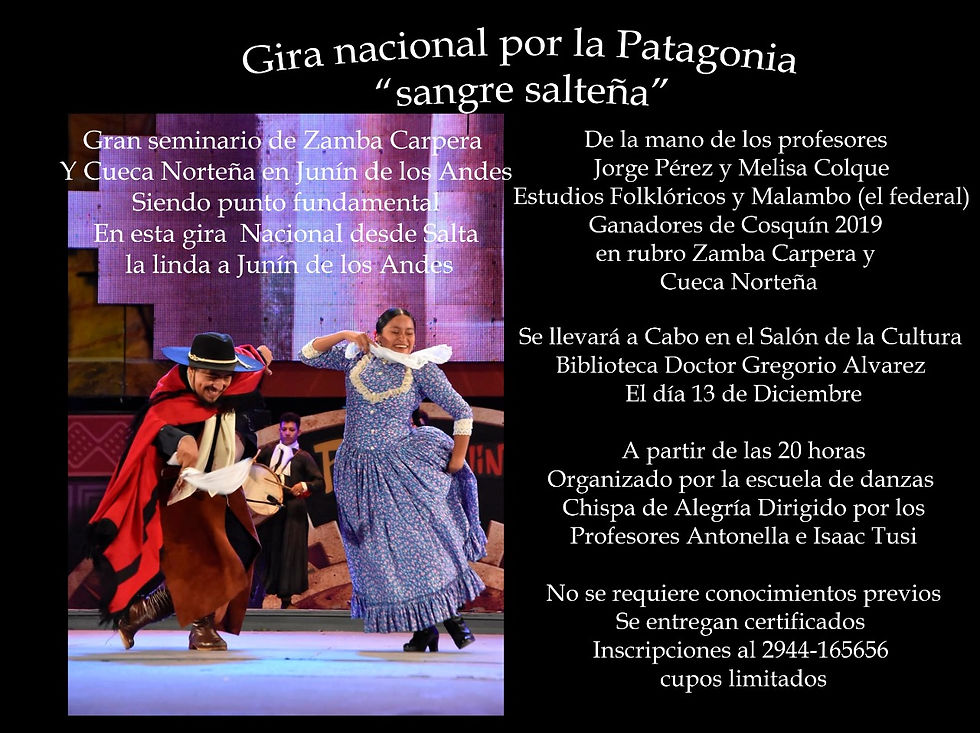 Seminario Zamba Carpera Cueca Norteña