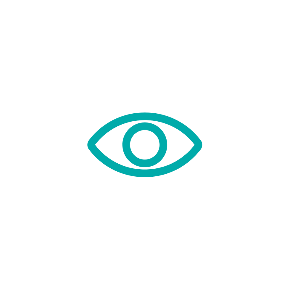 Icono ojo para representar la ecografía clínica