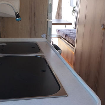 Fully equipped 2011 camper van for rent in Antalya. 2024 conversion, solar power, WC, fridge, sleeps 3. Ready for vanlife adventures!
