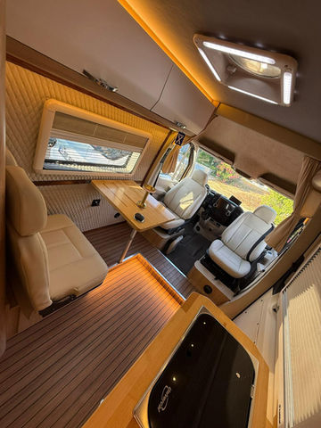 Rent a 2014 Mercedes Sprinter camper in Istanbul, Bakırköy. Manual transmission, large 150L water tank. Reliable motorhome for your Turkey trip.